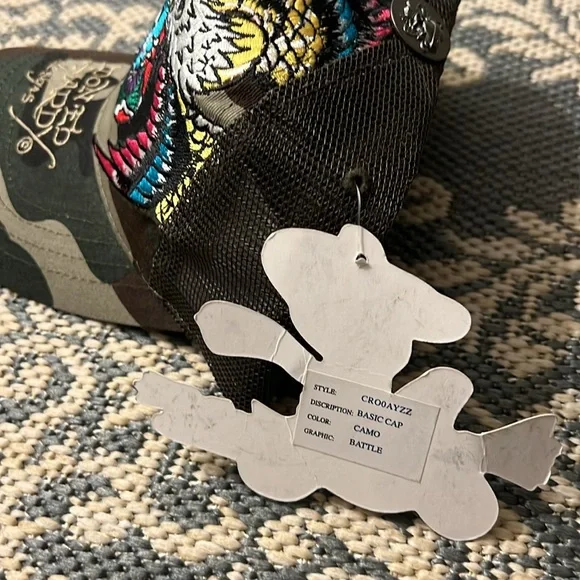 NWT Ed Hardy Camo Trucker Hat